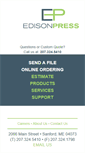 Mobile Screenshot of edisonpress.com